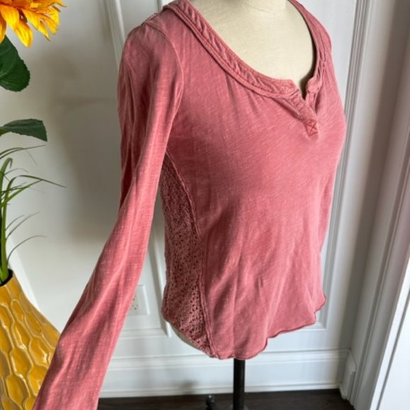 Free People Knit Top with Open Patchwork Back - Picture 10 of 16